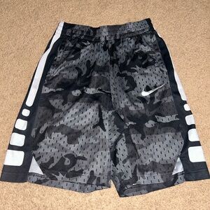 Nike Black and Gray Camo Shorts